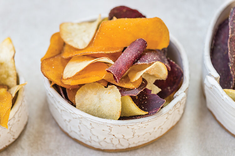 Baked Zucchini and Butternut Chips